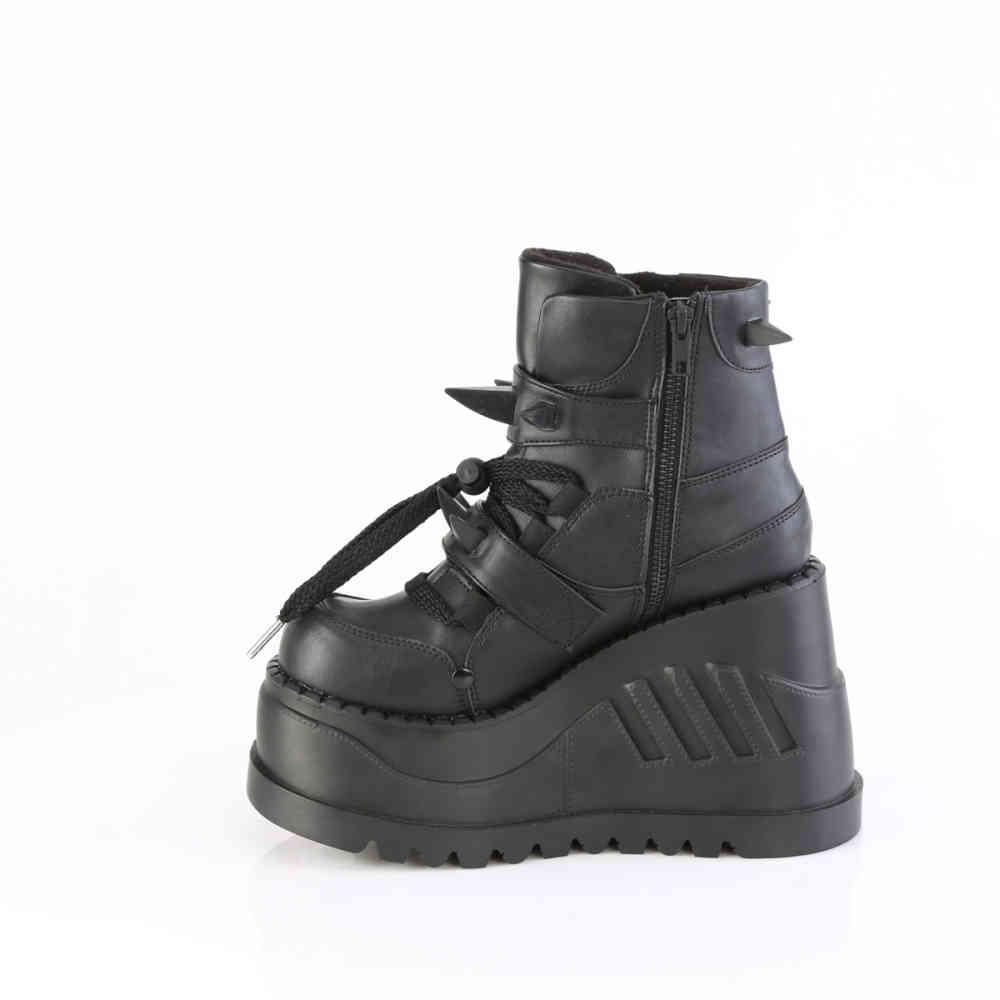 DemoniaCult - STOMP-60 Plattformstiefel - Schwarz